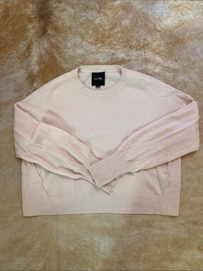 Le Ore Light Pink Cashmere Cropped Sweater